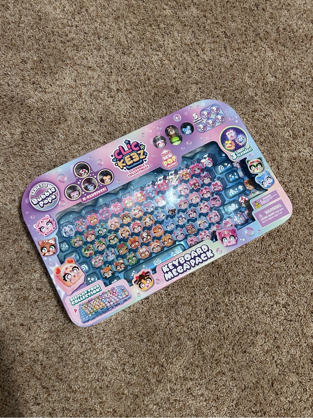 Clickeez Series 3 Bubble Pops Keyboard Mega Pack